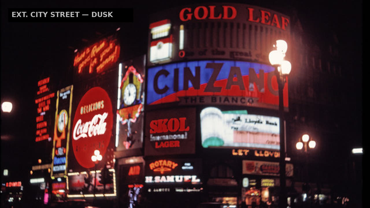 Piccadilly Circus street with brand signage